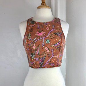 Billabong Tribal Print Cropped Top.